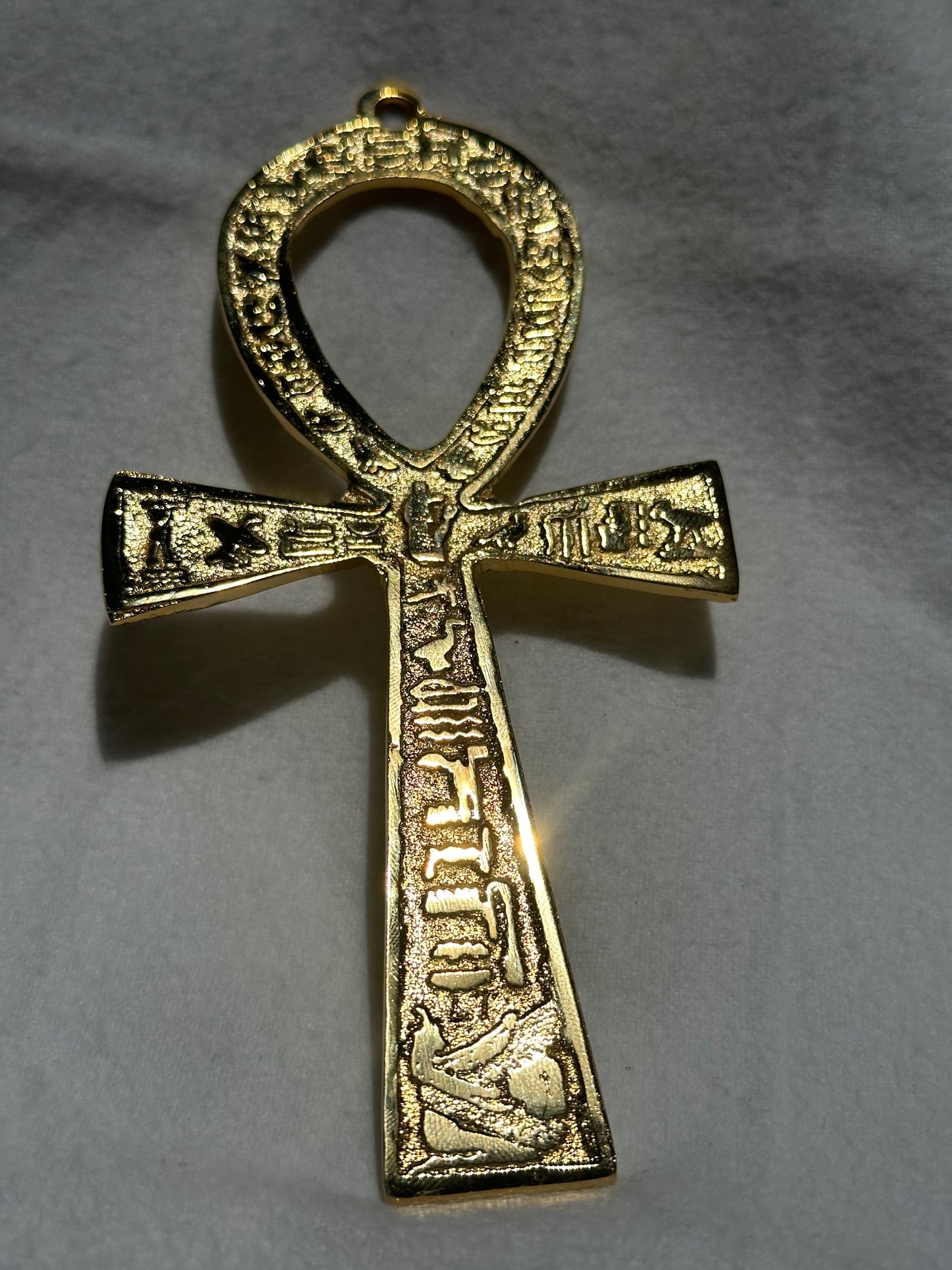 24 Karat Gold-Plated Ankh