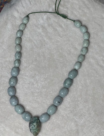 Light Blue Mayan Necklace