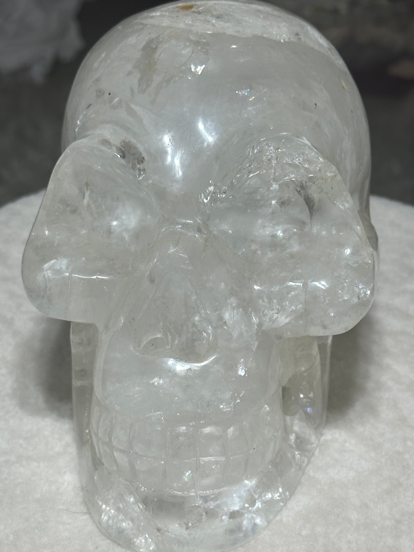 Clear Quartz Crystal Skull