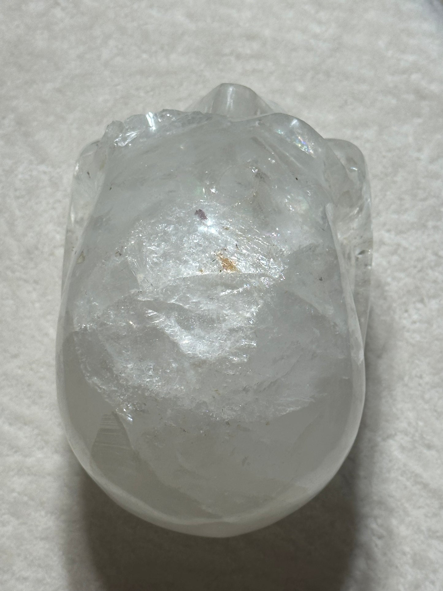 Clear Quartz Crystal Skull